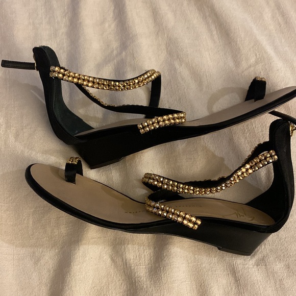 Giuseppe Zanotti crystal wrap wedge sandals, 7 - Picture 3 of 9